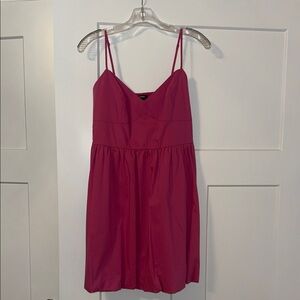 Express Fuchsia Smocked Dress Size M NWT NEW